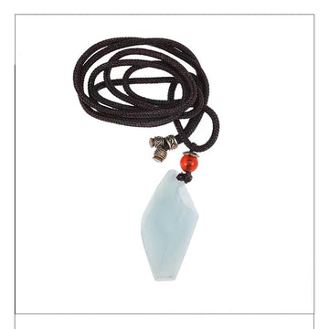 Aquamarine Crystal Pendant Necklace – Calm & Clarity