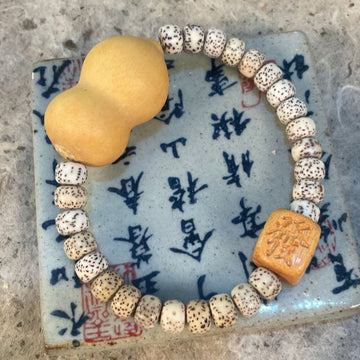 Handmade Gourd Bead Bracelets – Prosperity & Blessings Collection