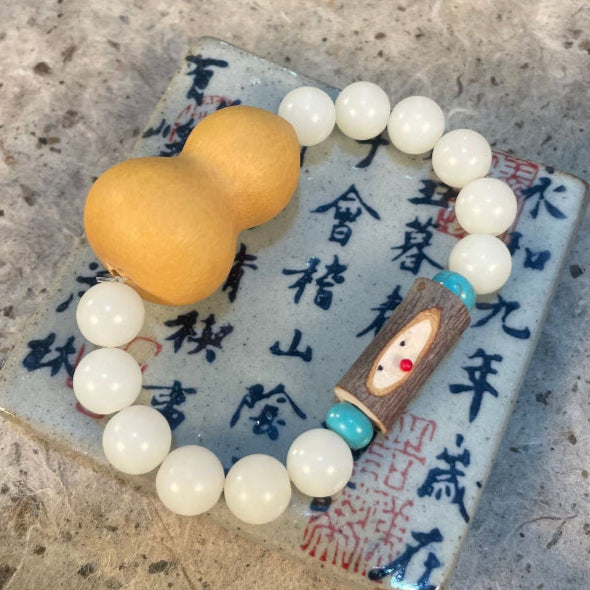 Handmade Gourd Bead Bracelets – Prosperity & Blessings Collection