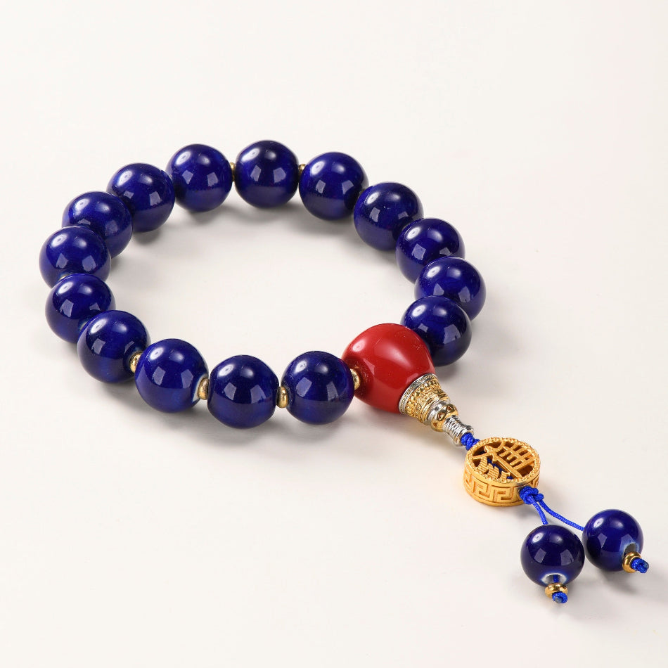 Royal Blue Porcelain Bracelet – Health Focus