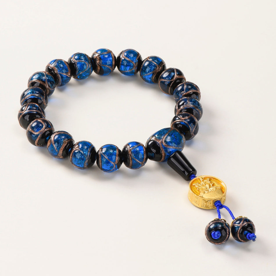 Blue Ash-Glass Bracelet – Health Focus