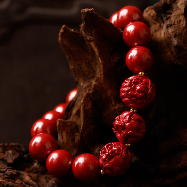 Zodiac Guardian Cinnabar Bracelet (Birth Sign Protector)
