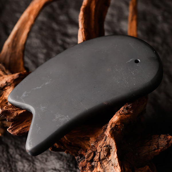 Bian Stone Gua Sha Tool – Natural Stone Facial & Meridian Therapy Board