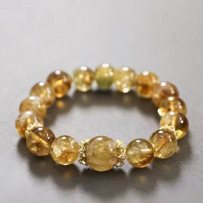 Golden Tower Bracelet – Citrine Crystal of Prosperity