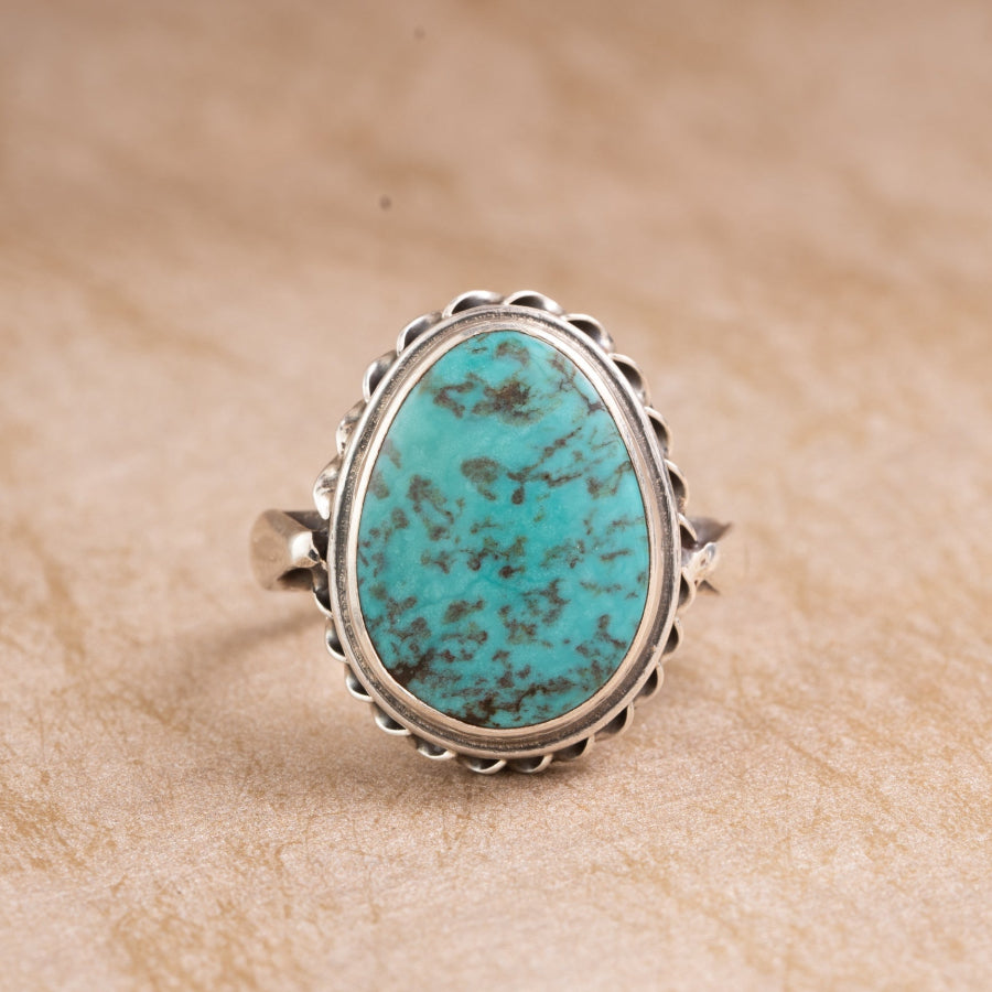 Turquoise 925 Sterling Silver Ring – Protection & Calm