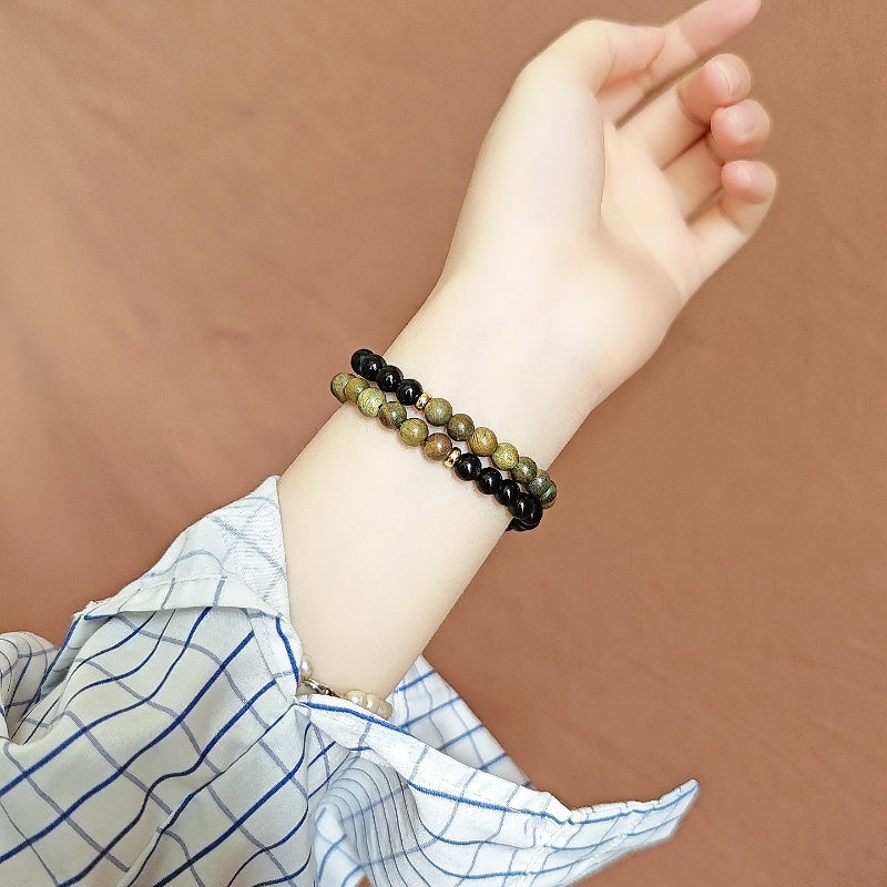 Blue Kyanite & Clear Quartz Bracelet – Clarity & Spiritual Balance