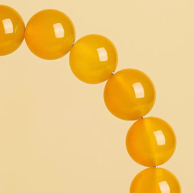 Yellow Agate Crystal Bracelet – Prosperity & Warmth