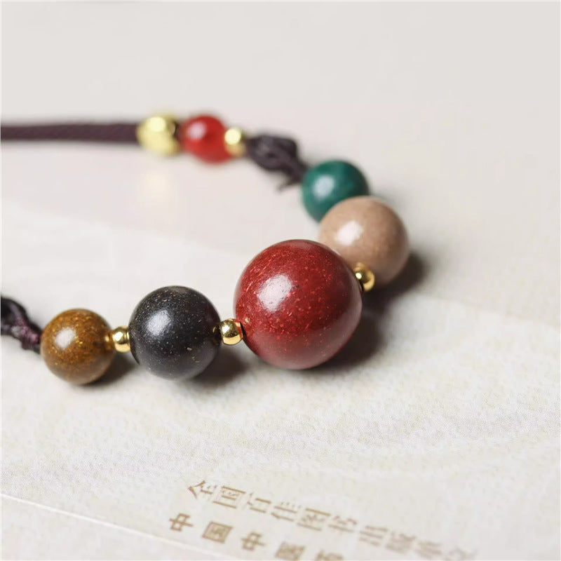 Five-Elements Incense Bead Necklace – Heritage DIY Aromatic Collarbone Chain