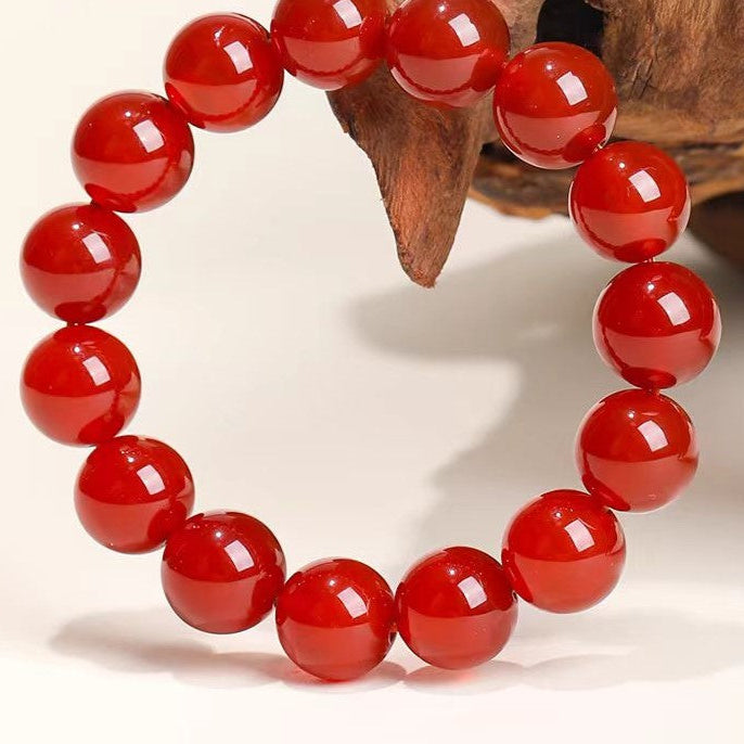 Red Agate Crystal Bracelet – Vitality & Protection